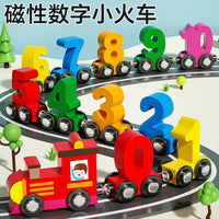 Magnetic Number Train Building Blocks for Kids, Educational Toy for Toddlers 1-6 Years Old