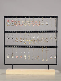 3-Tier Earring Holder Stand Jewelry Display Organizer for Studs and Dangles