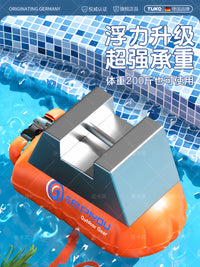 Swim Buoy with Dry Bag, Dual Airbag Inflatable Float for Open Water Swimming, Triathlon Training, and Snorkeling
