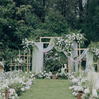 Rustic Wooden Arch for Weddings and Events, Square Frame