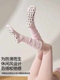 Women's Non-Slip Pilates Yoga Socks Calf Sleeves for Fitness & Exercise