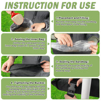 Outdoor Tent Canopy Weight Sandbag for Sunshade and Gazebo Stability
