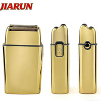 Rechargeable Electric Shaver for Men, USB Charging, Bald Head and Beard Trimmer, Metal Razor