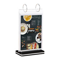 A4/A5/A6 Clear Acrylic Flip Display Stand Menu Holder