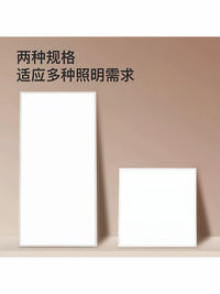 NVC Lighting Ultra-Thin LED Panel Light for Kitchen & Bathroom, Recessed Ceiling Fixture