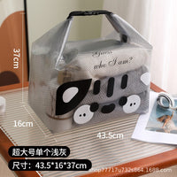 Waterproof EVA Cosmetic Toiletry Bag Portable Beach Swim Pouch Large Capacity