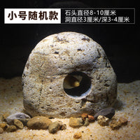 Natural Rock Cave Aquarium Decor for Breeding and Hiding
