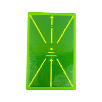 GRS Golf Sequin Trajectory Mat with Base for Swing Analysis and Practice