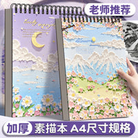 Kids Drawing Sketchbook with Marker Paper for Art Students