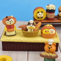 Zakka Style Miniature Bakery Display Resin Ornaments for Cake Shop Micro Scene Decor