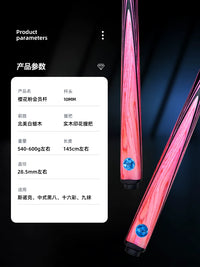 Litai Craftsman Ten-Year Billiard Cue Stick Small Head Chinese Eight-Ball Snooker Entry-Level Split Cue Pink Set