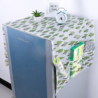 Refrigerator Dust Cover Simple Transparent Waterproof Storage Bag for Single/Double Door Refrigerators PEVA Hanging Bag
