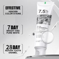 7.5% Nano Hydroxyapatite Fluoride-Free Whitening Toothpaste for Stain Removal & Enamel Protection, 120g