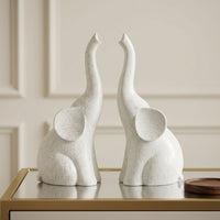 Nordic Abstract Elephant Figurine for Living Room Decor