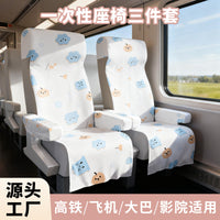 Disposable Non-Woven Seat Cover for High-Speed Rail, Airplane, and Cinema Seats