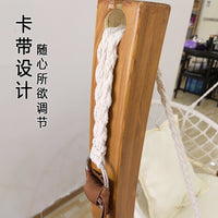 Indoor Outdoor Hanging Basket Chair with Cushion