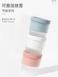Silicone Ice Ball Maker Mold for Whiskey and Cocktails, Reusable Ice Cube Tray for Home and Dormitory Refrigerators