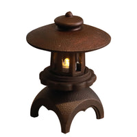 Vintage Cast Iron Snow Viewing Lantern Dome Oil Lamp