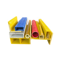 FRP Pultruded Profiles - Square, Round, Angle, I-Beam, and F-Shape Tubes