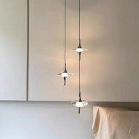 Modern Luxury Crystal Star Pendant Light for Bedroom Bedside Staircase Entryway