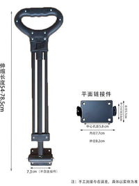 Retractable Handle for Outdoor Camping Cart Folding Wagon