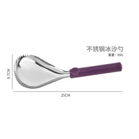 Stainless Steel Ice Shaver with Handle for Home and Commercial Use