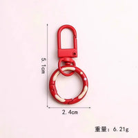 Cute Cartoon Donut Keychain Pendant for Bags and Couples