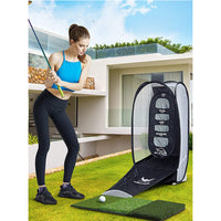 Golf Chipping Net, Foldable Golf Practice Net for Indoor Outdoor, Golf Hitting Net with Carry Bag