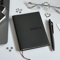 Minimalist Business A7 Pocket Planner Notebook - Portable Mini Journal with High Aesthetic Design
