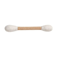 Catnip Infused 100% Pure Wool Cotton Swab Cat Toy for Teeth Cleaning and Self-Amusement