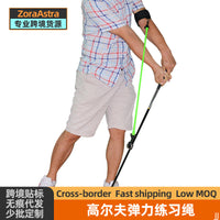 Golf Swing Trainer Arm Release Practice Rope for Posture Correction and Downswing Training