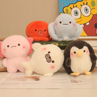 Ocean Animal Plush Toy Soft Stuffed Doll for Claw Machine and Decor