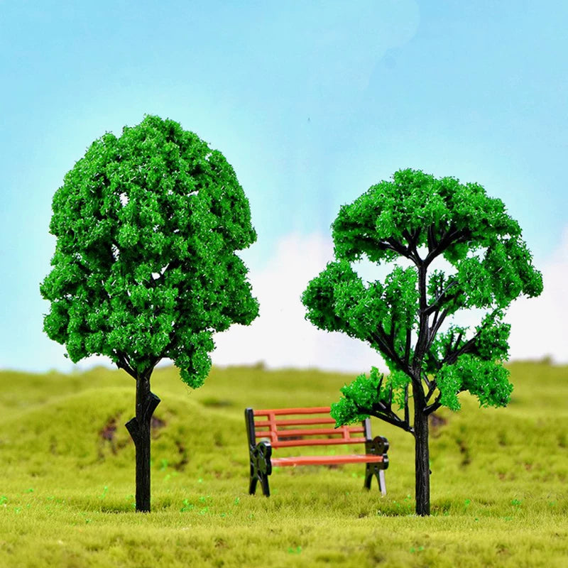Miniature Artificial Banyan Tree & Pine Tree for Micro Landscape Decor