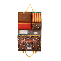 Leopard Print 7-in-1 Travel Storage Bag Set with Hanging Toiletry Organizer