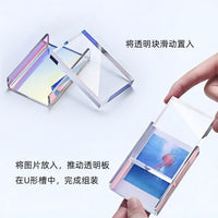 Mini U-Shaped Acrylic Photo Frame for Polaroid and Desktop Display