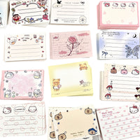 Butterfly & Puppy Themed Message Cards / Postcards for Festivals & Decoration (20-Pack)