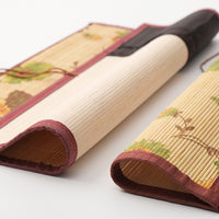 Japanese Style Portable Watercolor Brush Pen Roll-Up Pouch Large Capacity Pen Holder Organizer