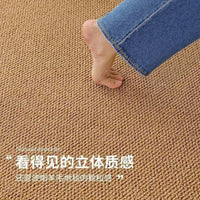 Sisal-Look Area Rug for Living Room and Bedroom - Durable, Stain-Resistant, Easy Care, Foldable