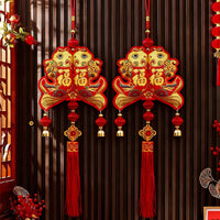 Chinese Knot Lucky Fish Hanging Ornament for Spring Festival Decoration