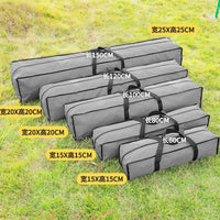 Thickened Oxford Cloth Outdoor Camping Table Tent Storage Bag Waterproof Fishing Long Strip Organizer