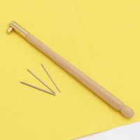 French Embroidery Crochet Hook Set with 3 Needles for DIY Cross Stitch and Yarn Crafts