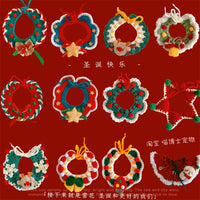 Pet Christmas Knitted Collar and Hat Set for Cats and Dogs