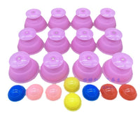 Silicone Cupping Therapy Set for Body Massage and Joint Pain Relief, 12-Piece Vacuum Cupping Kit for Adults and Children