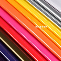 Matte Silver Thin Mirror Patent Leather Fabric for Performance Wear and Apparel Design