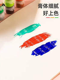 Acrylic Paint Set for Kids & Beginners - Waterproof, Quick-Drying, Non-Fading Pigments for DIY Crafts, Stone, Glass, Canvas Painting