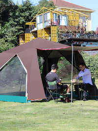 Alltel Aluminum Pole Automatic Outdoor Canopy Tent for Family Picnics, BBQ, Camping, Rain and Sun Protection