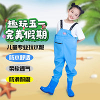 Kids' Lightweight Waterproof Waders for Fishing and Beach Play