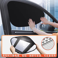 Car Window Static Cling Sun Shade for Privacy and UV Protection