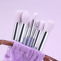 13-Piece Makeup Brush Set with Bag - Blush, Eyeshadow, Lip, Concealer, Contour Brushes