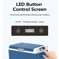18L Portable Car Refrigerator Freezer for Travel, Breast Milk, and Baby Products